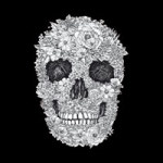 Floral Skull - black - DeinDesign