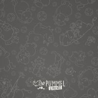 Dunkles Pattern Pummel - Pummeleinhorn