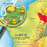 Gaule carte - Astérix