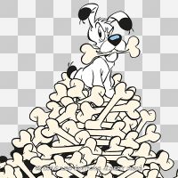 Mes os Idéfix transparent - Astérix