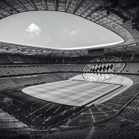Stadion FC Bayern - Black White - FC Bayern München