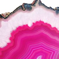 Pink agate slice - cafelab - Emanuela Carratoni
