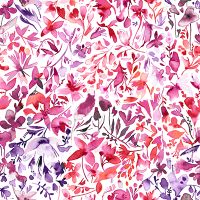 Flowers Plants Coral Ivy - Ninola Design