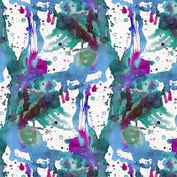 Paint Splashes Blue - Ninola Design