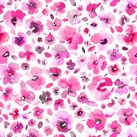 Pink Tropical Flowers - Ninola Design