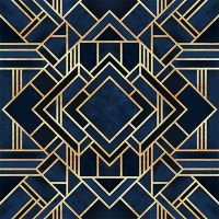 Art Deco Blue - Elisabeth Fredriksson