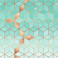 Soft Gradient Aquamarine - Elisabeth Fredriksson