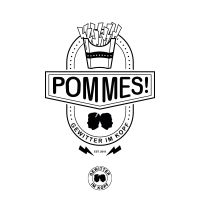 Pommes Logo Weiß - Gewitter im Kopf