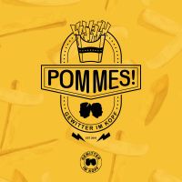 Pommes Logo Hintergrund - Gewitter im Kopf
