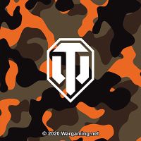 Camo Muster Bildzeichen orange  - World of Tanks