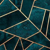 Deep teal Stone - Elisabeth Fredriksson
