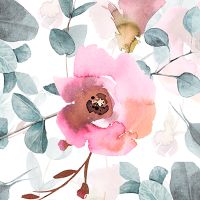 Watercolour Flower Wallpaper - UtART