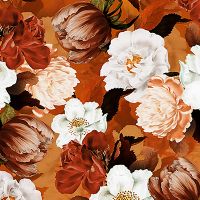 Üppige Vintage Pfingstrosen Und Rosen - UtART