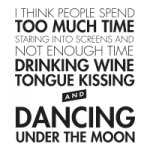 think people spend too much - VISUAL STATEMENTS