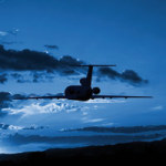Flying Aircraft Blue - DeinDesign