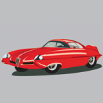 Roter Flitzer - DeinDesign