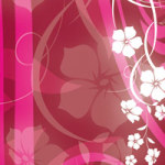 Fleur rose vif - SINGERDESIGN