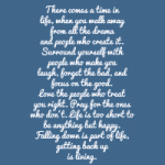 there comes a time in life - VISUAL STATEMENTS