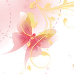 Papillon rose - SINGERDESIGN