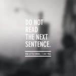 You little rebel - VISUAL STATEMENTS