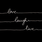 Love Laugh Live black - Mareike Böhmer
