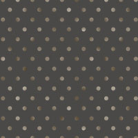 braungoldene Pünktchen auf grau - DeinDesign