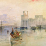 View of Carnarvon Castle / Blick auf Carnarvon Castle - Bridgeman Art